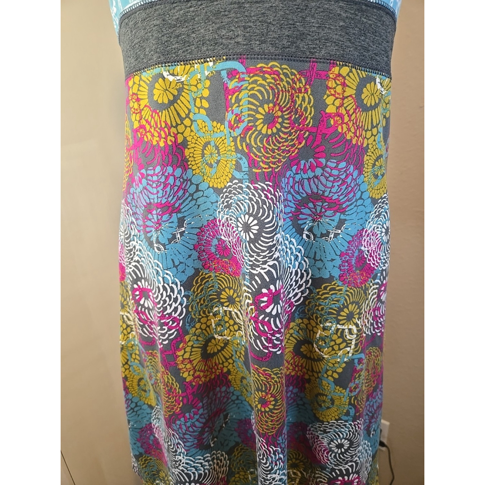 Soybu Women's Multicolored Floral Athletic Cross-Back Dress Size Small - Picture 3 of 6